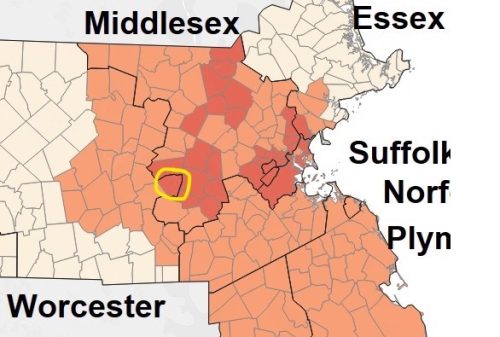 Updated mosquito risk map