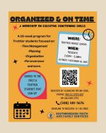 Organized & On Time flyer