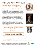 Philippa Gregory talk