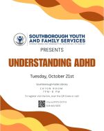 October is ADHD Awareness Month flyer