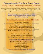 Oktoberfest details flyer