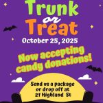 Trunk or Treat Donations flyer