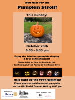 pumpkin stroll flyer 2025