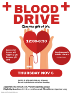 Blood Drive flyer november