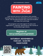 Painting With Julie November flyer