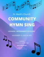 community hymn sing flyer