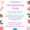 2025 Tree Decorating Party Flyer