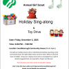 Girl Scout Singalong flyer