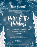 ICB 2025 Winter Concert Flyer