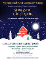 NACC holiday concert flyer