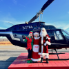 Santa and Mrs Claus get ready to fly into Southborough (photo contributed by Southborough Kindergroup)