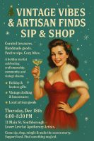 Sip & Shop flyer
