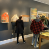 The History & Arts Center opening included an art exhibit