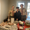 Troop 92 Scouts run the bake sale at the annual Kids Shop (photo by Beth Melo)