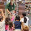 Animal Adventures visit to the Library during Summer Break 2024 (from Library Facebook post)