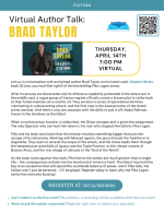 flyer for action author Brad Taylor