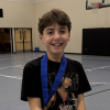 Southborough's Andre Benoit won his bracket for KofC's 2026 District Free Throw Competition (contributed phot)