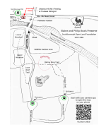 Beals Preserve parking during lot remediation (edited from SOLF map)