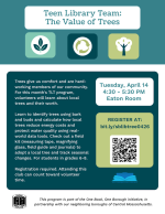 TLT Value of Trees flyer