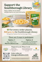 mac goodness library fundraiser flyer