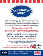 Updated Candidate's Night flyer