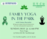 Updated Family Yoga in the Park flyer (new date)