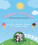 trottier ice cream fundraiser flyer