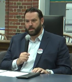 Andrew Pfaff at Candidates Night