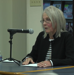 Marguerite Landry at Candidates Night