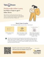 Take IT Down: Nudes online flyer