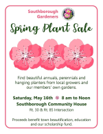Southborough Gardeners Plant Sale 2026 flyer