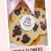 The Little Bakery's edible flower cookies