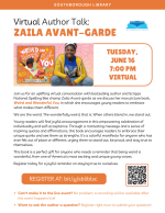 Zaila Avant-garde talk flyer