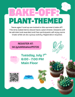 Bake off flyer