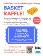 Basket Raffle flyer