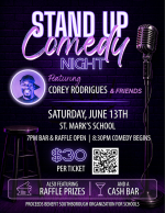 SOS Comedy Night Flyer 2026