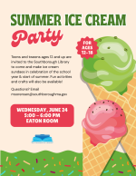 Ice Cream Party for tweens and teens