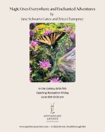 Flyer for June 20th exhibit (featuring painting)