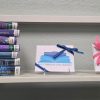 blue & purple Southborough Library greeting cards