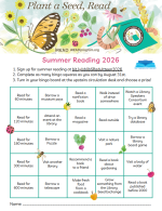 YA Summer Reading Bingo