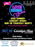 july 30 concert flyer