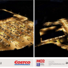 simulations of lighting plans -- comparing with and without variance - images cropped from Costco presentation