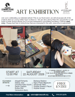 Art Exhibit flyer