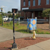 Artistically painted traffic control box by Bay State Commons (image from Google maps)