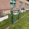 Before - Finn garden fence in need of replacement (contributed photo)