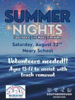 Summer Nights volunteer flyer