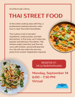 Thai Street Food flyer