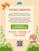 Young Birders flyer