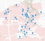 digital map of Town Wide Yard Sale