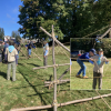 Boy Scout Troop 1's Monkey Bridge on Heritage Day Field - 2026 (photo by Beth Melo)